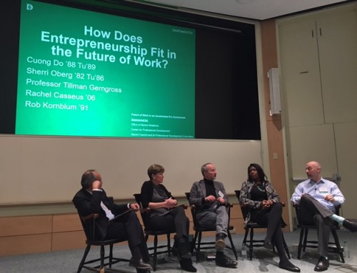 Rachel Casseus Speaking at the Dartmouth Symposium, “The Future of Work in an Accelerated Era”, Held on Friday, April 20, 2018 in Hanover, New Hampshire